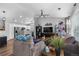 Spacious living area with an open floor plan and recessed lighting at 19437 E Mann Creek Dr # A, Parker, CO 80134