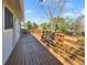 Spacious wooden deck with railings overlooking the backyard at 9065 Cody Ct, Broomfield, CO 80021