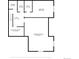 Floor plan displaying the basement layout, including the recreation room, laundry, and electrical room at 3333 E Florida Ave # 108, Denver, CO 80210