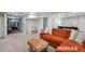 Spacious basement with a sectional sofa, play area, and a home office in the background at 2965 S Gilpin St, Denver, CO 80210