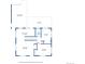 Second floor plan featuring living room, kitchen, bath, and bedrooms at 2965 S Gilpin St, Denver, CO 80210