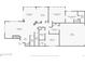 Detailed floor plan showcasing the layout of the first floor at 7444 E 9Th Ave, Denver, CO 80230