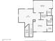 Detailed floor plan showcasing the layout of the second floor at 7444 E 9Th Ave, Denver, CO 80230