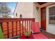 This outside patio offers a place to relax and read a book or catch up with a neighbor at 1321 Madero St, Broomfield, CO 80020
