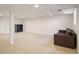 Bright basement featuring carpet, recessed lighting, and ample space for activities at 1321 Madero St, Broomfield, CO 80020