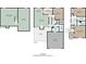 Detailed floorplan showcasing the layout of the home's basement, first and second floors at 1321 Madero St, Broomfield, CO 80020