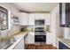 Well-lit kitchen with granite countertops, stainless steel appliances, and plenty of cabinet storage at 1321 Madero St, Broomfield, CO 80020
