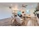 Spacious living room featuring modern furniture, fireplace, and natural light at 26902 E Ellsworth Ave, Aurora, CO 80018