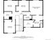 Detailed second-floor plan showcasing bedrooms, bathrooms, and living spaces with dimensions for layout planning at 605 Wild Honey Dr, Berthoud, CO 80513