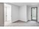 Clean, simple bedroom with modern trim and neutral walls, creating a serene space at 1665 S Fillmore St, Denver, CO 80210