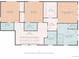 Upstairs floor plan showing bedrooms, bathrooms, walk-in closet, laundry, and layout at 1665 S Fillmore St, Denver, CO 80210