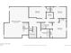 Basement floorplan includes 3 bedrooms, a kitchenette, laundry room, bathroom, finished living space and closet space at 215 Sunland St, Louisville, CO 80027