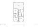First floor plan layout showcasing the bedrooms, living room, and utility area at 31911 Warrens Rd, Golden, CO 80403
