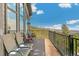 Outdoor deck featuring seating and mountain views, perfect for relaxation and entertaining at 1758 Sinton Rd, Evergreen, CO 80439