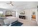 Spacious main bedroom with en suite bathroom and neutral decor at 1758 Sinton Rd, Evergreen, CO 80439