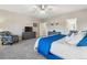 Serene main bedroom featuring a stylish sitting area, neutral walls, soft carpet, and a calming ambiance at 20201 Royal Troon Dr, Monument, CO 80132