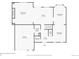Floor plan of the first floor with labeled rooms and dimensions at 9625 S Hackberry St, Highlands Ranch, CO 80129