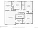 Floor plan of the second floor with labeled rooms and dimensions at 9625 S Hackberry St, Highlands Ranch, CO 80129
