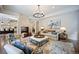 Spacious living room features a fireplace, hardwood floors, and comfortable seating at 455 Forest St, Denver, CO 80220