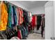 Walk-in closet with ample hanging space and shelving for organized storage at 14800 Hudson St, Thornton, CO 80602