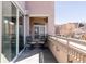 Inviting balcony with comfortable seating and views of the town at 1275 Washington Ave, Golden, CO 80401
