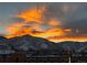 Beautiful mountain view with a colorful and dramatic sunset sky, showcasing Colorado's scenery at 1275 Washington Ave, Golden, CO 80401