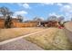 Wide shot of the backyard with a patio, lawn, and play equipment at 1363 Stuart St, Denver, CO 80204