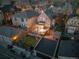 Aerial view of a home with a backyard deck and patio at 321 S Emerson St, Denver, CO 80209