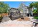 Spacious backyard features a deck and patio at 321 S Emerson St, Denver, CO 80209
