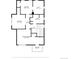 Detailed floor plan of the home's upper level with bedrooms and bathroom layouts at 321 S Emerson St, Denver, CO 80209