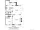 Layout of main floor with foyer, living room, dining area, kitchen, bathroom and halls at 729 E 10Th Ave, Denver, CO 80203