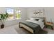 Cozy bedroom with carpet, bright windows, and neutral decor at 9100 E Girard Ave # 7, Denver, CO 80231
