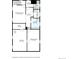 A basement floorplan that shows the recreation room, laundry, storage, and exercise room layout at 515 S Grant St, Denver, CO 80209