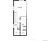 Floor plan showcasing the third floor layout with the primary bedroom, bathroom, and laundry at 1737 Lowell Blvd, Denver, CO 80204