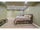 Basement bedroom featuring neutral colors, recessed lighting, and a cozy ambiance at 8655 E 130Th Ave, Thornton, CO 80602