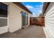 Back patio with a stamped concrete surface at 16035 E Ithaca Pl # D, Aurora, CO 80013