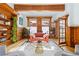 The living room offers comfortable seating and access to a balcony at 1435 Vine St # 2, Denver, CO 80206
