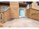 Private patio area with sliding glass doors, offering a seamless transition between indoor and outdoor living at 5555 E Briarwood Ave # 706, Centennial, CO 80122