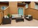 Relaxing patio area featuring comfortable seating, perfect for outdoor lounging and entertaining at 5555 E Briarwood Ave # 706, Centennial, CO 80122