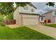 Charming two-story home featuring an attached garage and a well-maintained lawn with beautiful landscaping at 21486 E Crestline Ln, Centennial, CO 80015