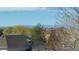 Scenic view of mountains in the distance, seen from a residential home, fall colors and trees are visible at 21486 E Crestline Ln, Centennial, CO 80015