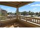 Private balcony overlooking the community and parking lot at 12926 Ironstone Way # 201, Parker, CO 80134