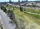 Overhead view showing a green space and street at 8561 E Grand Ave, Denver, CO 80237