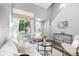 Bright living room, vaulted ceilings, lots of natural light and modern decor at 12666 Davis St, Broomfield, CO 80020