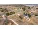 Aerial view of a picturesque neighborhood featuring large properties, and mature trees at 12579 Appaloosa Pl, Broomfield, CO 80020