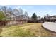 Spacious backyard features a lawn, concrete patio, and wood fence, providing privacy and outdoor enjoyment at 4785 Aberdeen Ave, Highlands Ranch, CO 80126