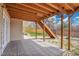 View under deck and stairs, offering an outdoor space and connection to the backyard at 5668 S Rifle Ct, Centennial, CO 80015