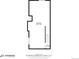 Floorplan showcasing the basement and hall layout with dimensions at 246 Ash St, Bennett, CO 80102