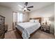 Bedroom with double bed, nightstand, and dresser at 5482 Wetlands Dr, Frederick, CO 80504