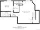 Basement layout featuring a bedroom, bath, recreation room, hall, electrical room, and walk in closet at 3433 N Wabash St, Denver, CO 80238